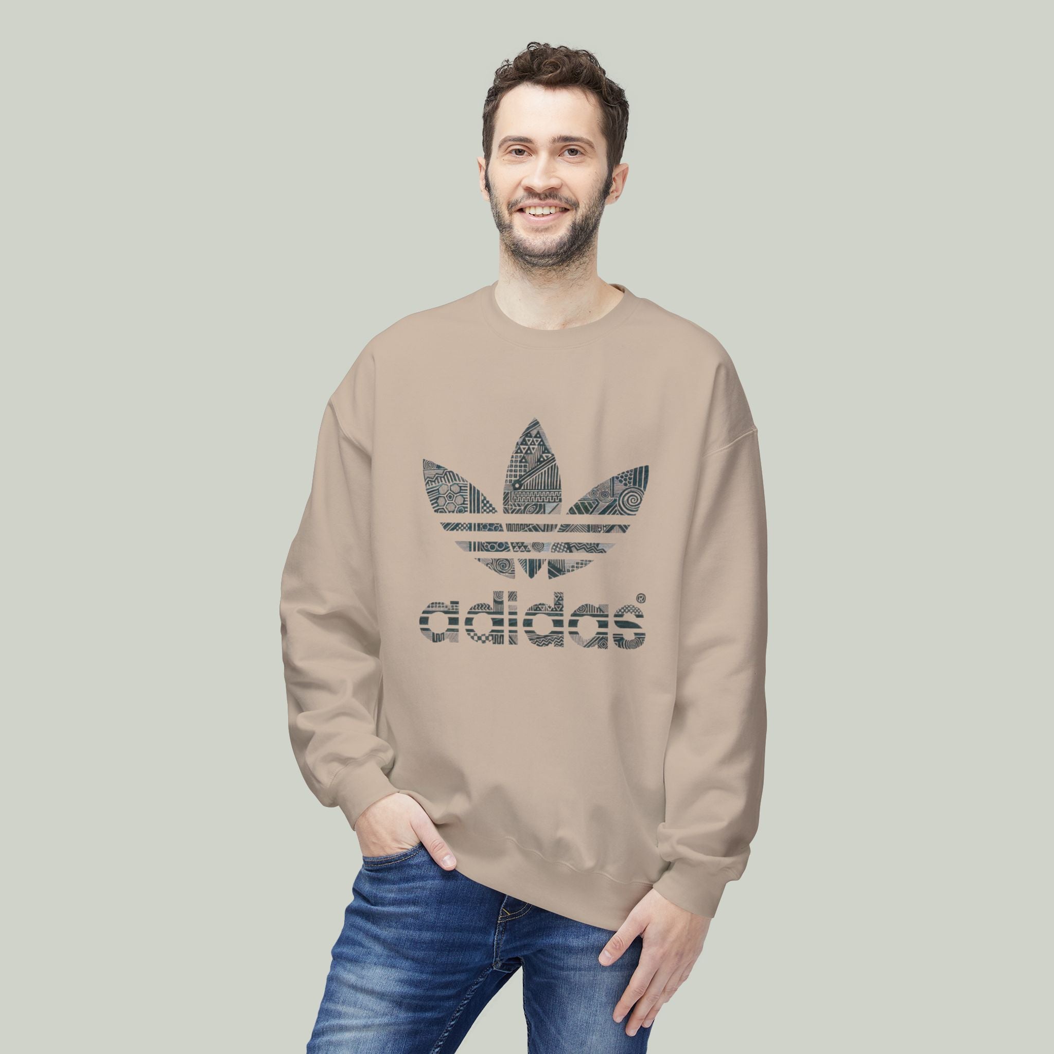 Crewneck Adidas Unisex Sweatshirt — Vintage Adidas Retro Graphic - Image 20