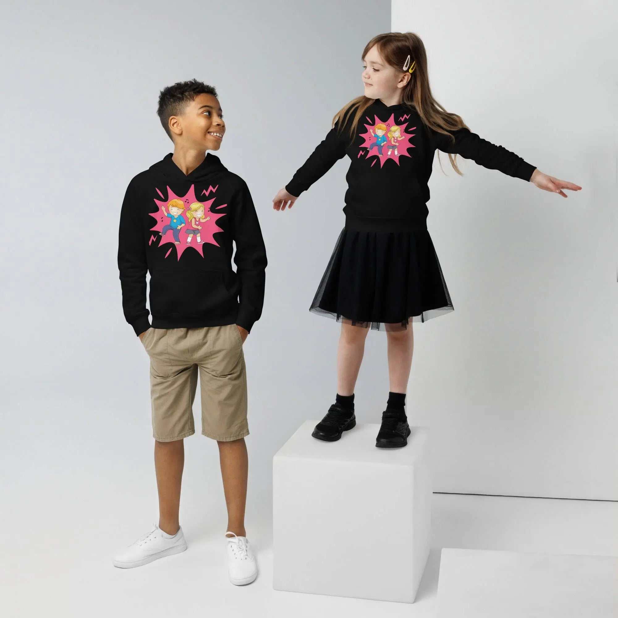 Forever Kid HoodieForever Kid hoodieIntroducing our Forever Kid Hoodie – the perfect combination of comfort, style, and sustainability for your little one.
Crafted with care and premium quality, this e[Bal]