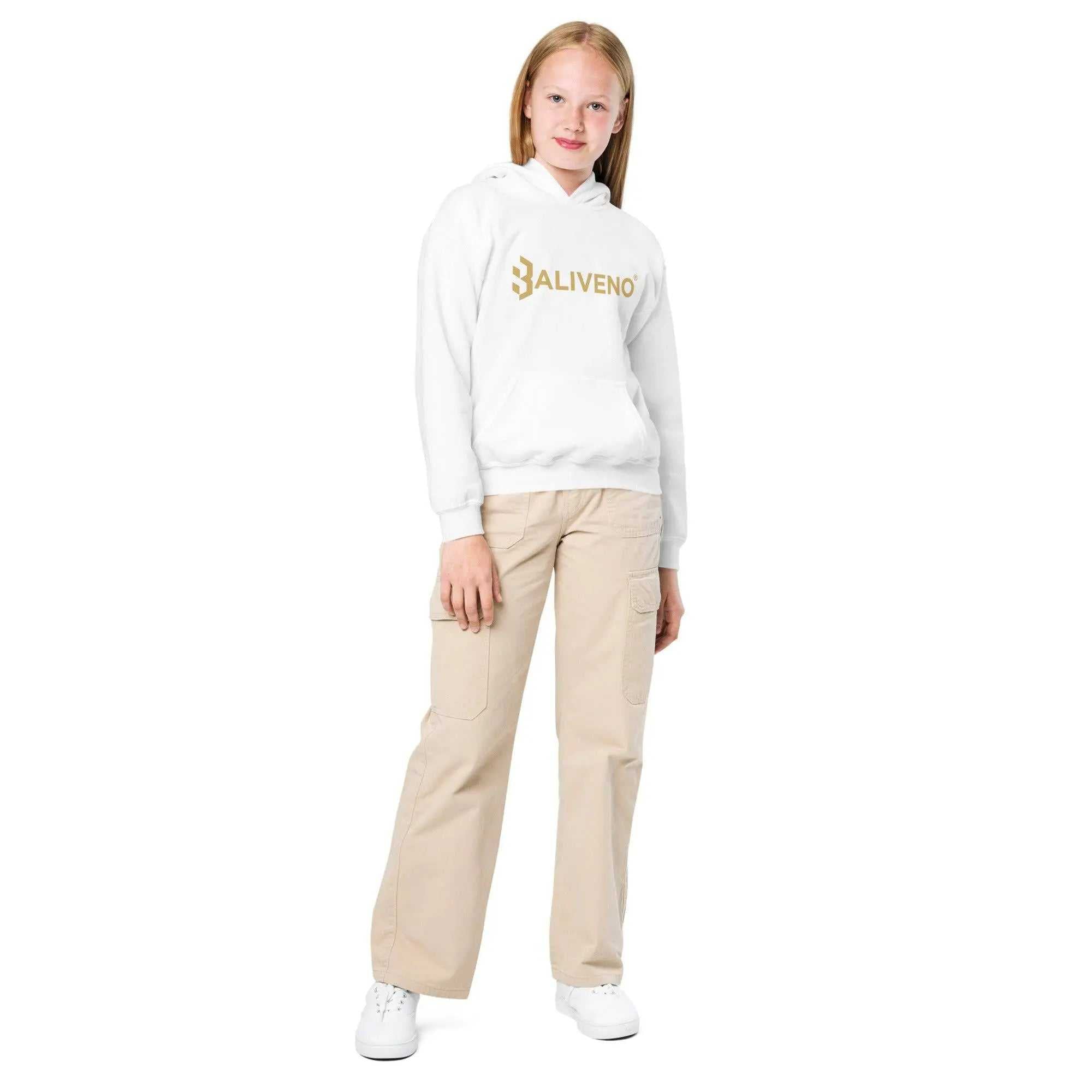 Youth Heavy Blend HoodieYouth heavy blend hoodieIntroducing the Youth Heavy Blend Hoodie, a durable and comfortable choice for active children. Crafted from a blend of breathable cotton and tough polyester, this h[Bal]