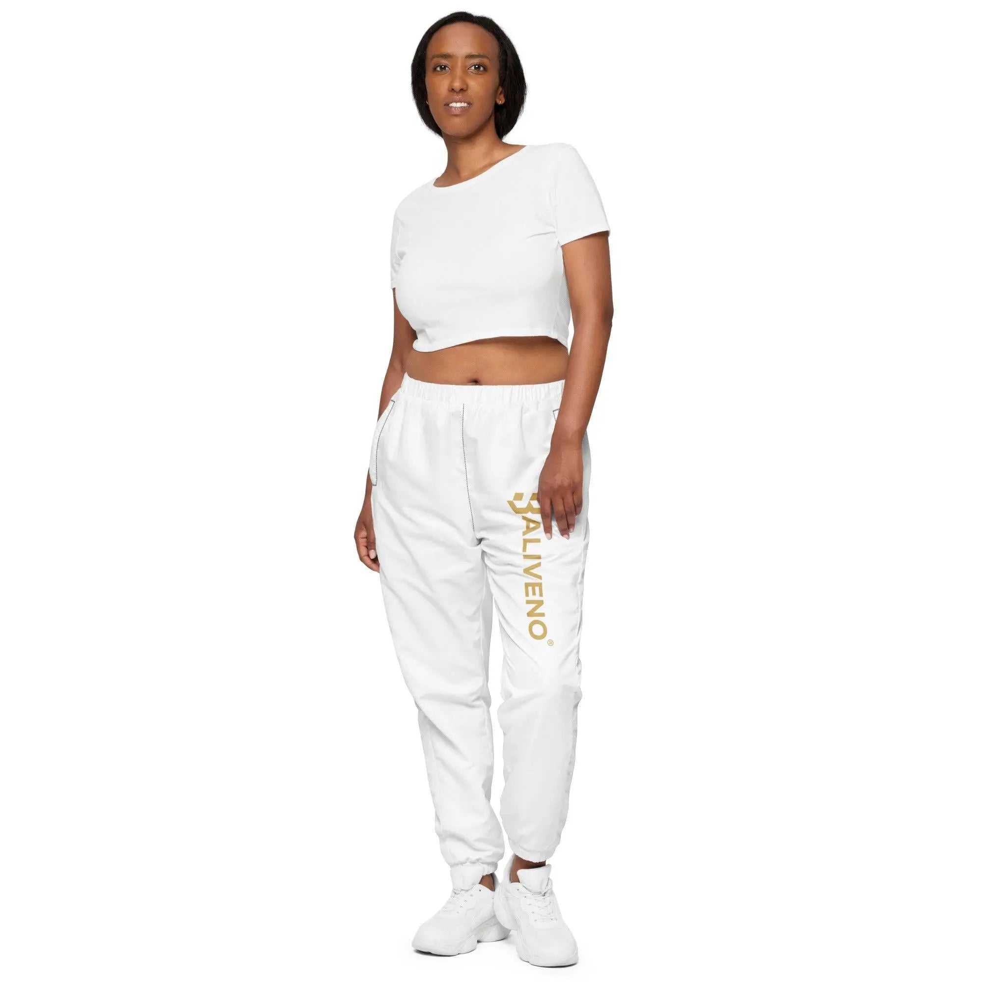 Unisex Track PantsUnisex track pantsIntroducing our Unisex Track Pants, your new essential piece for both workout sessions and streetwear styling. Crafted from 100% polyester, these pants offer a light[Bal]